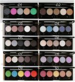 Paleta com 5 cores de sombras NYX coleção Caribbean